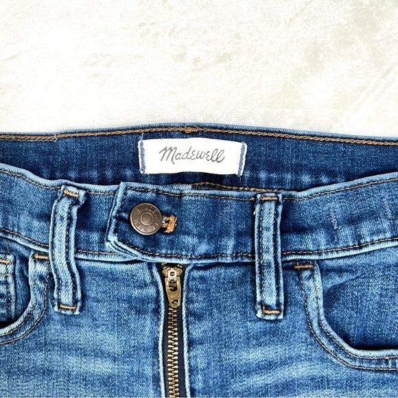 Madewell High-Rise Roadtripper Skinny Jeans Ridgefield Wash Zip-Front Size 27 - Picture 8 of 16
